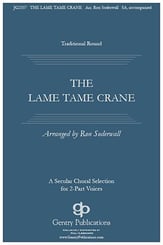 The Lame Tame Crane SA choral sheet music cover